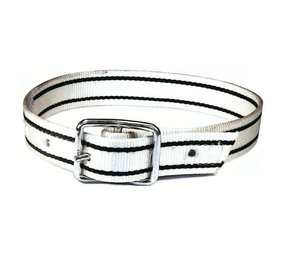 Middelwijk Halsriem nylon, leer+gesp Middelwijk Halsriem nylon, leer+gesp