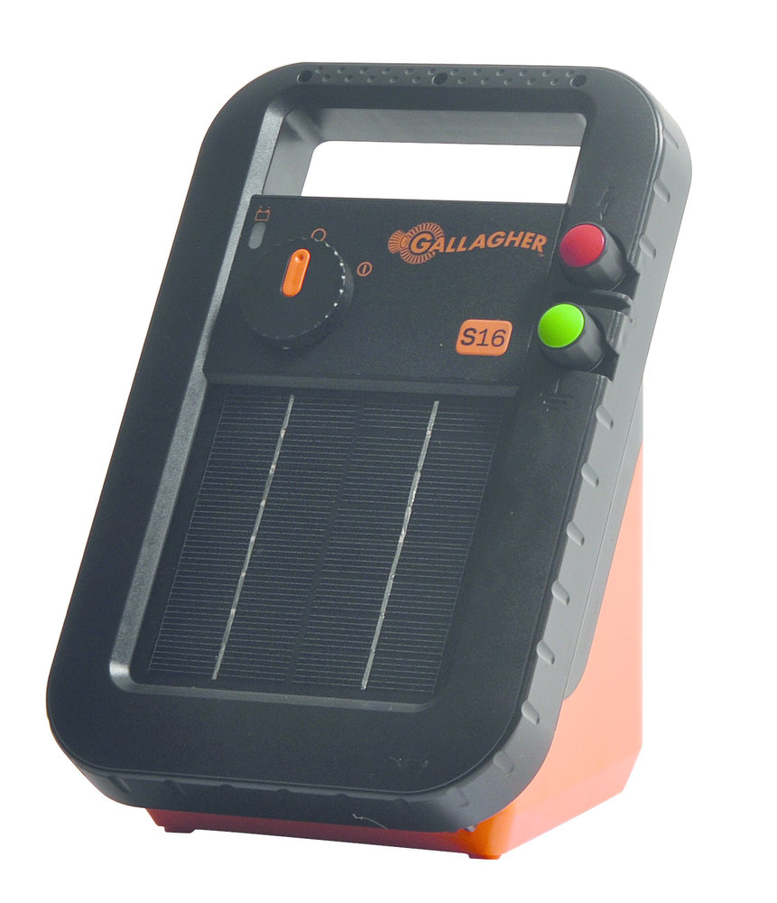Gallagher S16 Solar schrikdraadapparaat incl. batterij Gallagher S16 Solar schrikdraadapparaat incl. batterij