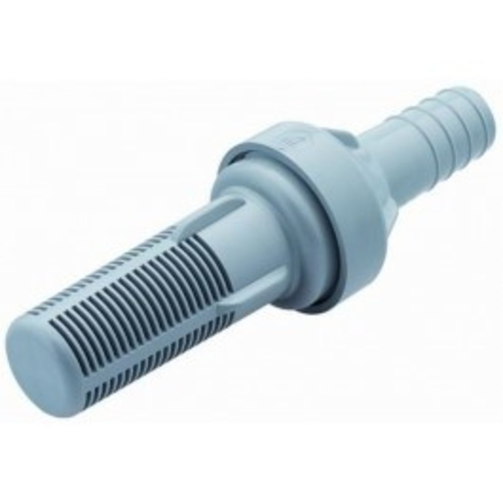 Suevia Zuigkorf grijs kunststof Lister 1" met voetventiel Suevia Zuigkorf grijs kunststof Lister 1" met voetventiel