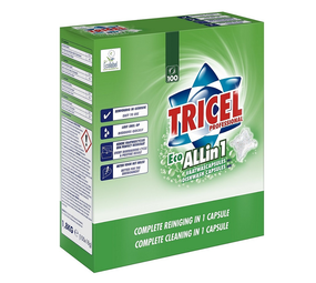 Tricel Tricel Vaatwastabletten ECO All in 1 100 stuks Tricel Tricel Vaatwastabletten ECO All in 1 100 stuks