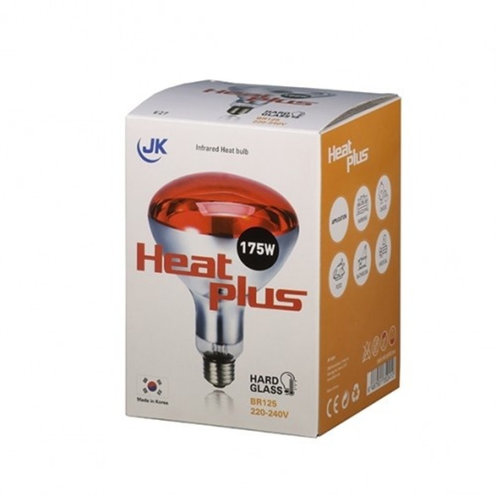Heat Plus Warmtelamp Rood 150W - BR125 Heat Plus Warmtelamp Rood 150W - BR125