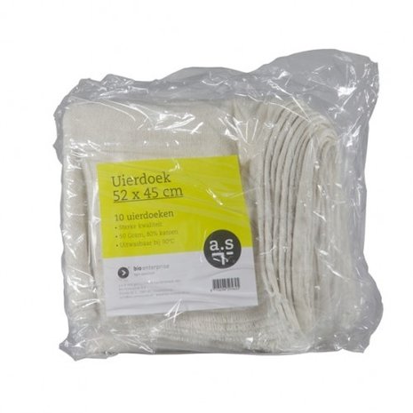 a.s Uierdoek Katoen 52x45 cm 10 stuks a.s Uierdoek Katoen 52x45 cm 10 stuks