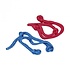 Verlostouwtjes Vink rood/blauw Verlostouwtjes Vink rood/blauw