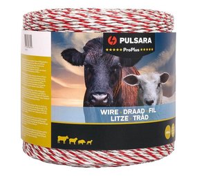 Pulsara Schrikdraad Pro Plus wit 400 meter Pulsara Schrikdraad Pro Plus wit 400 meter