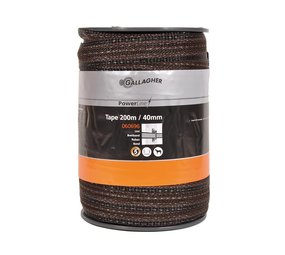 Gallagher PowerLine lint 40 mm terra 200 meter Gallagher PowerLine lint 40 mm terra 200 meter