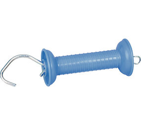 Patura Poortgreep met trekveer en haak blauw Patura Poortgreep met trekveer en haak blauw