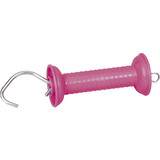 Patura Poortgreep met trekveer en haak roze