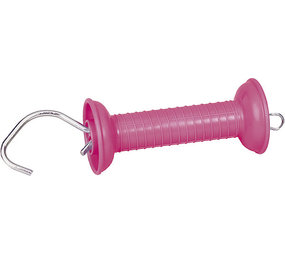 Patura Poortgreep met trekveer en haak roze Patura Poortgreep met trekveer en haak roze