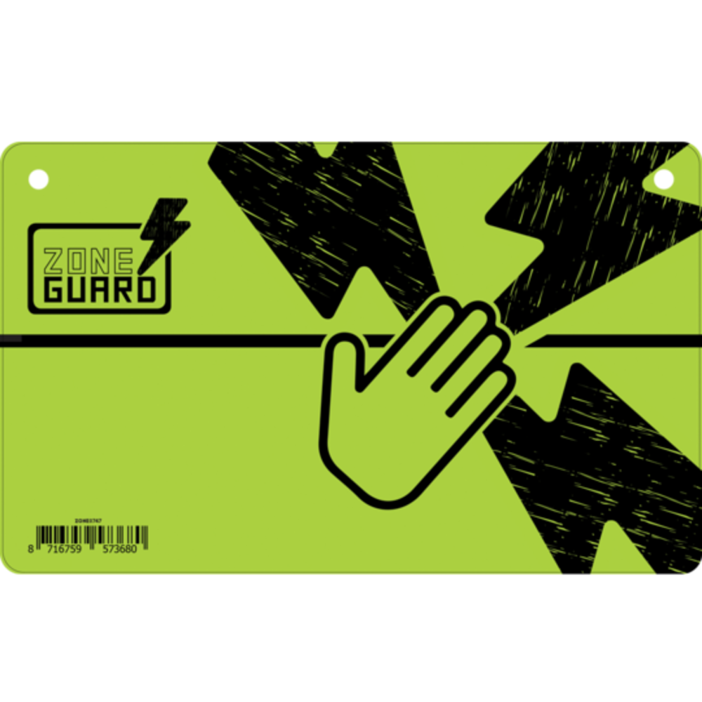 ZoneGuard Waarschuwingsbord "Pas op elektrische afrastering" ZoneGuard Waarschuwingsbord "Pas op elektrische afrastering"