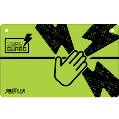 ZoneGuard Waarschuwingsbord "Pas op elektrische afrastering" ZoneGuard Waarschuwingsbord "Pas op elektrische afrastering"