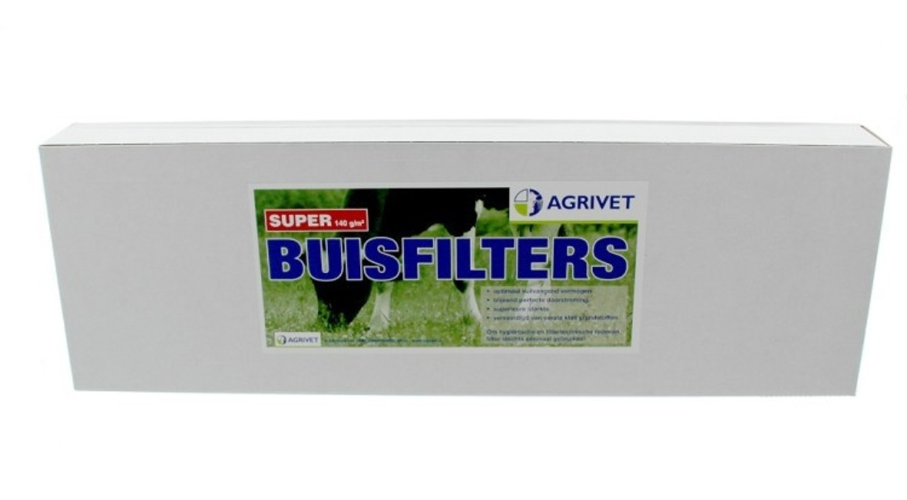 Agrivet Buisfilters Super 250x125 mm 100 stuks Agrivet Buisfilters Super 250x125 mm 100 stuks