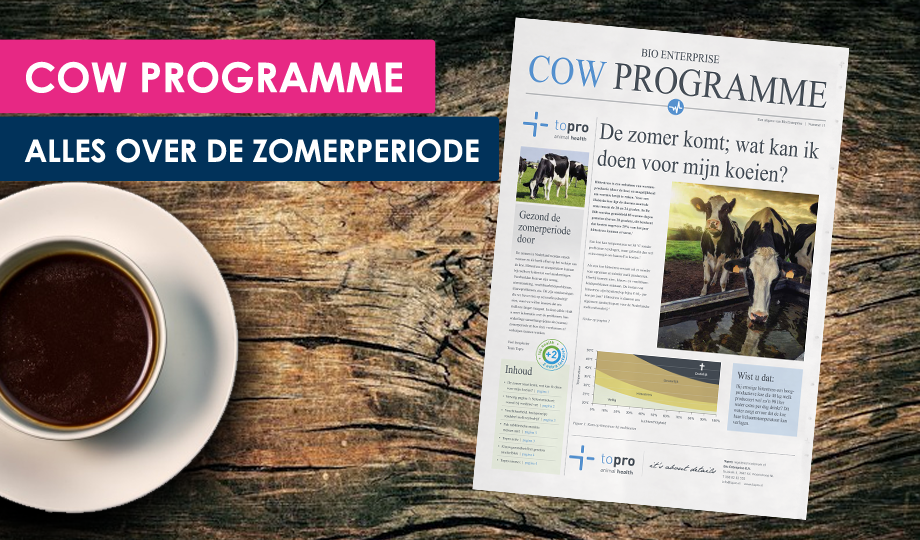 Topro Cow Programme;  Gezond de zomerperiode door