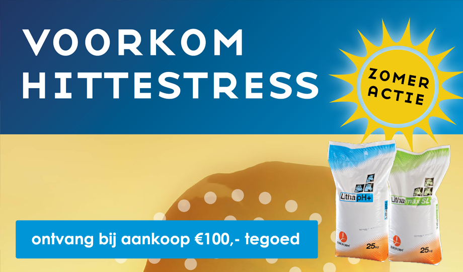 Zomeractie: Voorkom Hittestress, ontvang €100,- tegoed