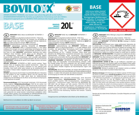 Boviloxx 2-componenten dipmiddel A+B 20 Liter