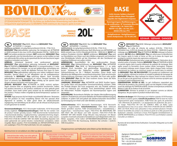 Boviloxx Plus  2-componenten barrier dipmiddel A+B 20 Liter