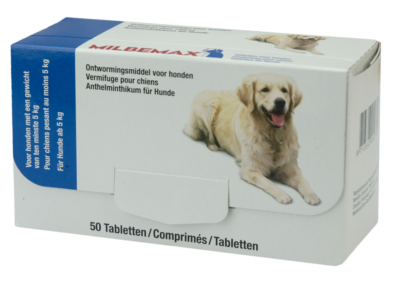 Milbemax Ontwormtabletten Hond (5 tot 75 kg) 4 stks Milbemax Ontwormtabletten Hond (5 tot 75 kg) 4 stks
