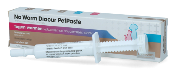 No Worm ontwormingspasta Diacur PetPaste - Agridiscounter