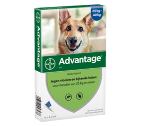 Bayer Advantage 400 hond (>25 Kg) Bayer Advantage 400 hond (>25 Kg)