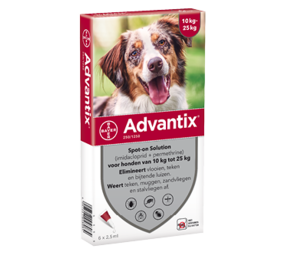 Bayer Advantix 250 hond (10 - 25 Kg) Bayer Advantix 250 hond (10 - 25 Kg)