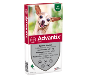 Bayer Advantix 40 hond (<4 Kg) Bayer Advantix 40 hond (<4 Kg)