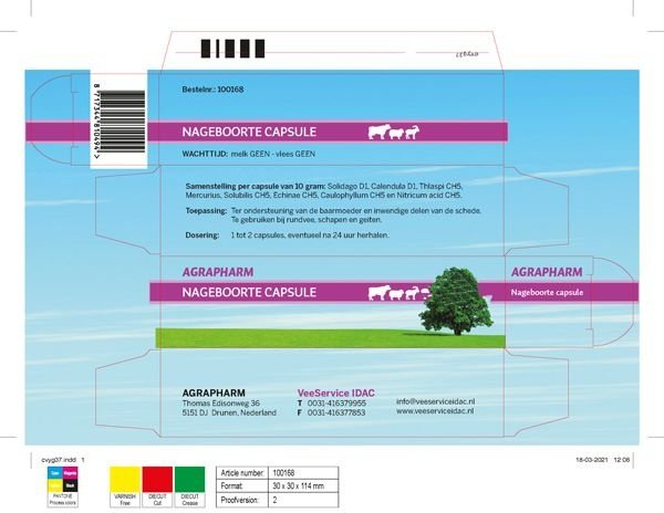 Agrapharm Nageboorte Capsules Agrapharm Nageboorte Capsules