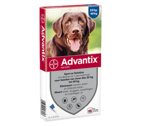 Bayer Advantix 400 hond (25 - 40 Kg)