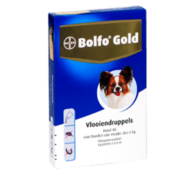 Bayer Bolfo Gold 40 hond (<4 Kg) Bayer Bolfo Gold 40 hond (<4 Kg)