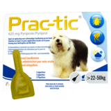 Prac-Tic Vlooiendruppels Hond 3 pipetten (22 tot 50 kg)