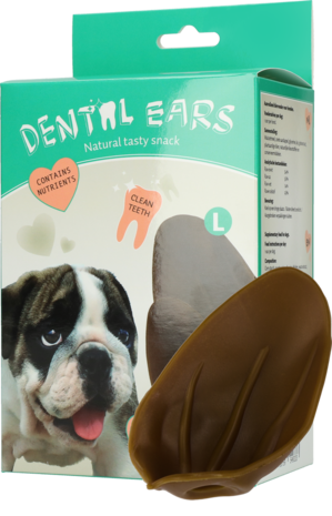 Dental Ears Hondensnack Kauw Oren (Groot)