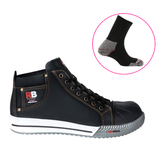 Redbrick Redbrick werkschoen Sunstone hoog S3 zwart Redbrick Redbrick werkschoen Sunstone hoog S3 zwart