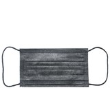 Mondkapje 3-laags wegwerp zwart 50 stuks