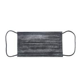 Mondkapje 3-laags wegwerp zwart 50 stuks