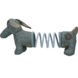 Country Dog Slinky Met Trekveer Knuffel Country Dog Slinky Met Trekveer Knuffel