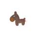Tiny Doodles HondenKnuffel Ezel Bruin Tiny Doodles HondenKnuffel Ezel Bruin