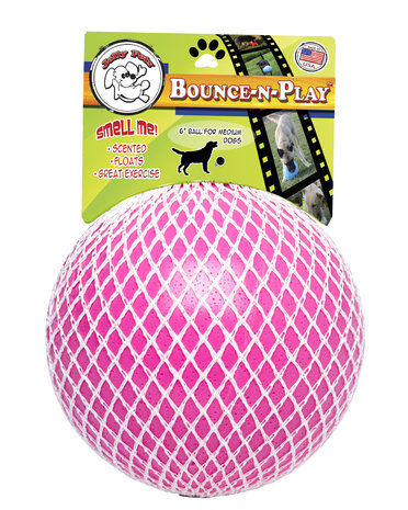 Jolly Pets Bijtbestendige Honden Stuiterbal - Roze Jolly Pets Bijtbestendige Honden Stuiterbal - Roze