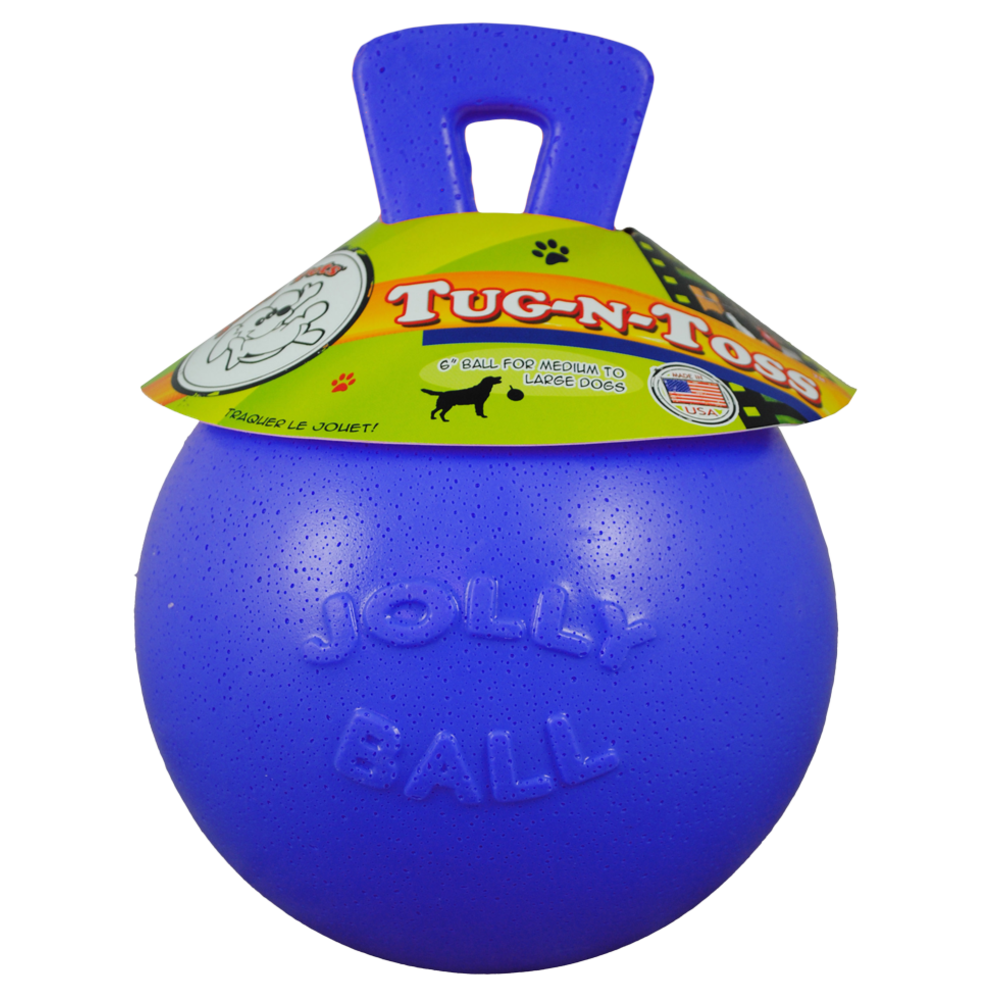 Jolly Pets Speelbal Met Handvat Blauw Agridiscounter