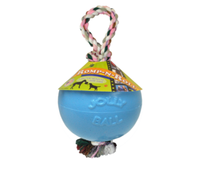 Jolly Pets Speelbal Met Touw - Babyblauw
