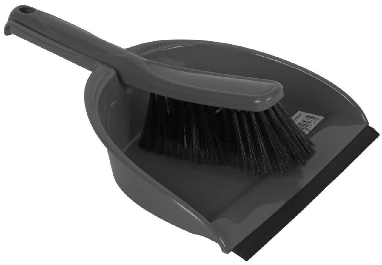 Talen Tools Stoffer En Blik Kunststof Grijs Talen Tools Stoffer En Blik Kunststof Grijs