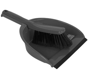 Talen Tools Stoffer En Blik Kunststof Grijs Talen Tools Stoffer En Blik Kunststof Grijs