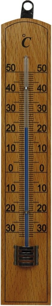 bijkeuken Stadscentrum doel Talen Tools Buiten Thermometer Hout - Agridiscounter
