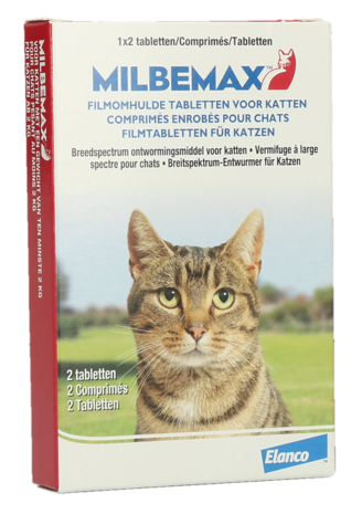 Milbemax Milbemax Tabletten Kat Groot  >2kg