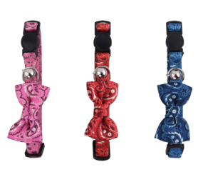 Pawise Kattenhalsband met Strik Pawise Kattenhalsband met Strik