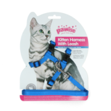 Pawise Kattentuigje Rood/Blauw met Lijn Pawise Kattentuigje Rood/Blauw met Lijn