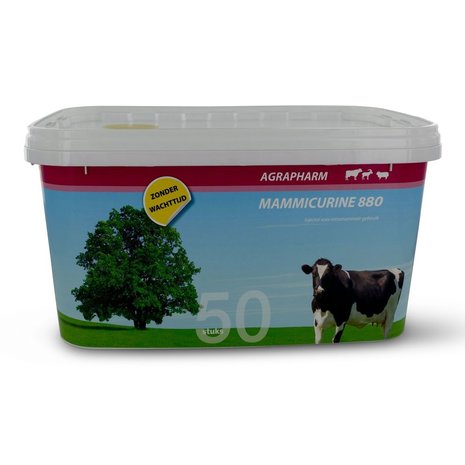 Agrapharm Mammicurine 880 Mastitis Injector 50 stuks Agrapharm Mammicurine 880 Mastitis Injector 50 stuks