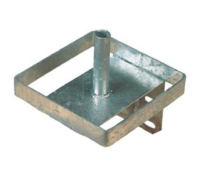 Liksteenhouder verzinkt