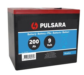 Pulsara Alkaline batterij 9V/200Ah Pulsara Alkaline batterij 9V/200Ah