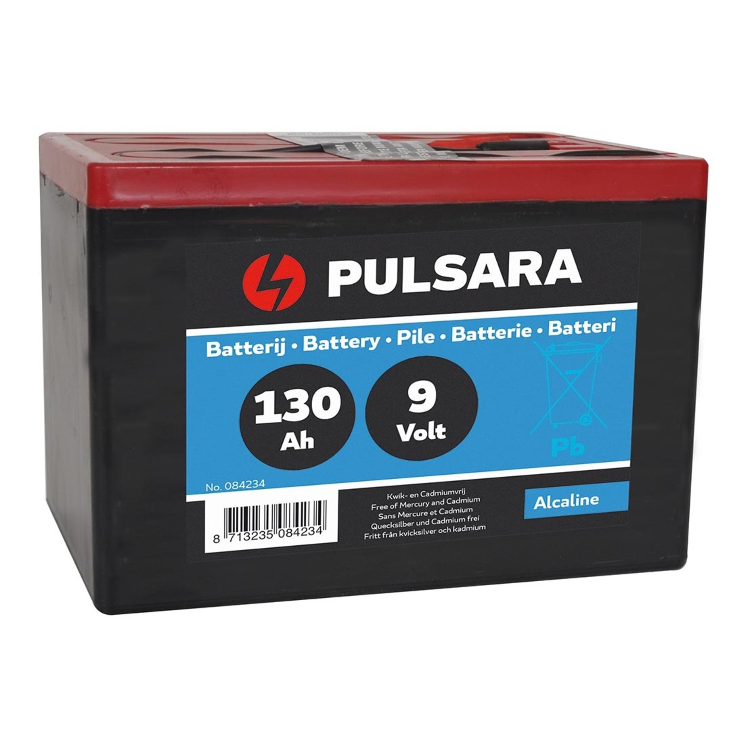 Contractie Immigratie typist Pulsara Hybride Alkaline batterij 9V/130Ah - Agridiscounter