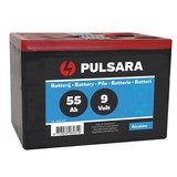 Pulsara Hybride Alkaline batterij 9V/55Ah Pulsara Hybride Alkaline batterij 9V/55Ah
