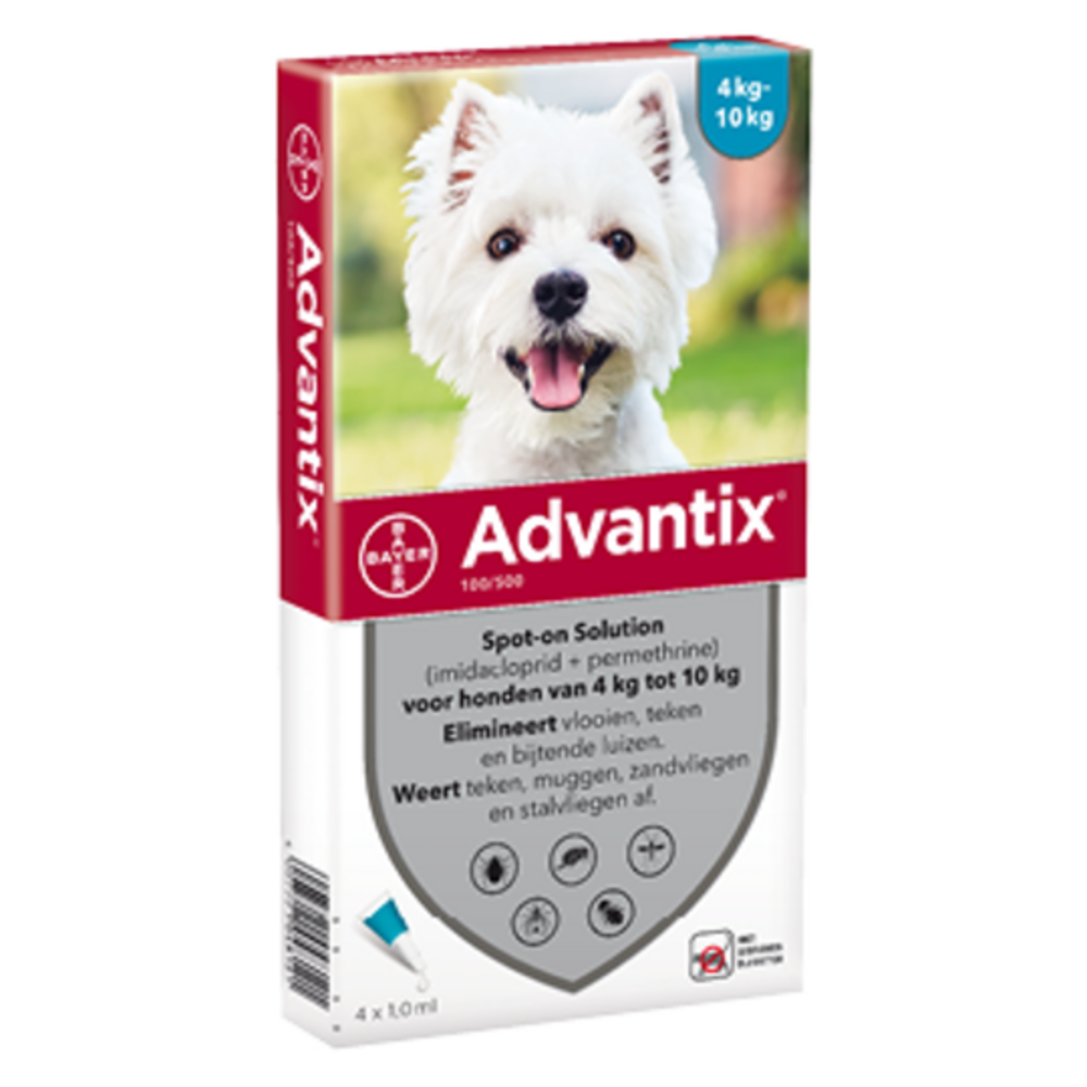 Bayer Advantix 100 hond (4 - 10 Kg) Bayer Advantix 100 hond (4 - 10 Kg)