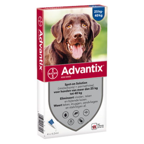 Bayer Advantix 400 hond (25 - 40 Kg)